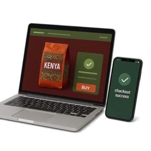 قهوه کنیا عربیکا مدیوم رست 5 خرید قهوه کنیا کافیستا