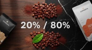 قهوه 20/80 میکس (20% عربیکا 80% روبوستا) 2 قهوه میکس 20/80 فروشگاه کافیستا